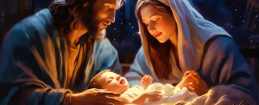 Joseph, Mary and Baby Jesus