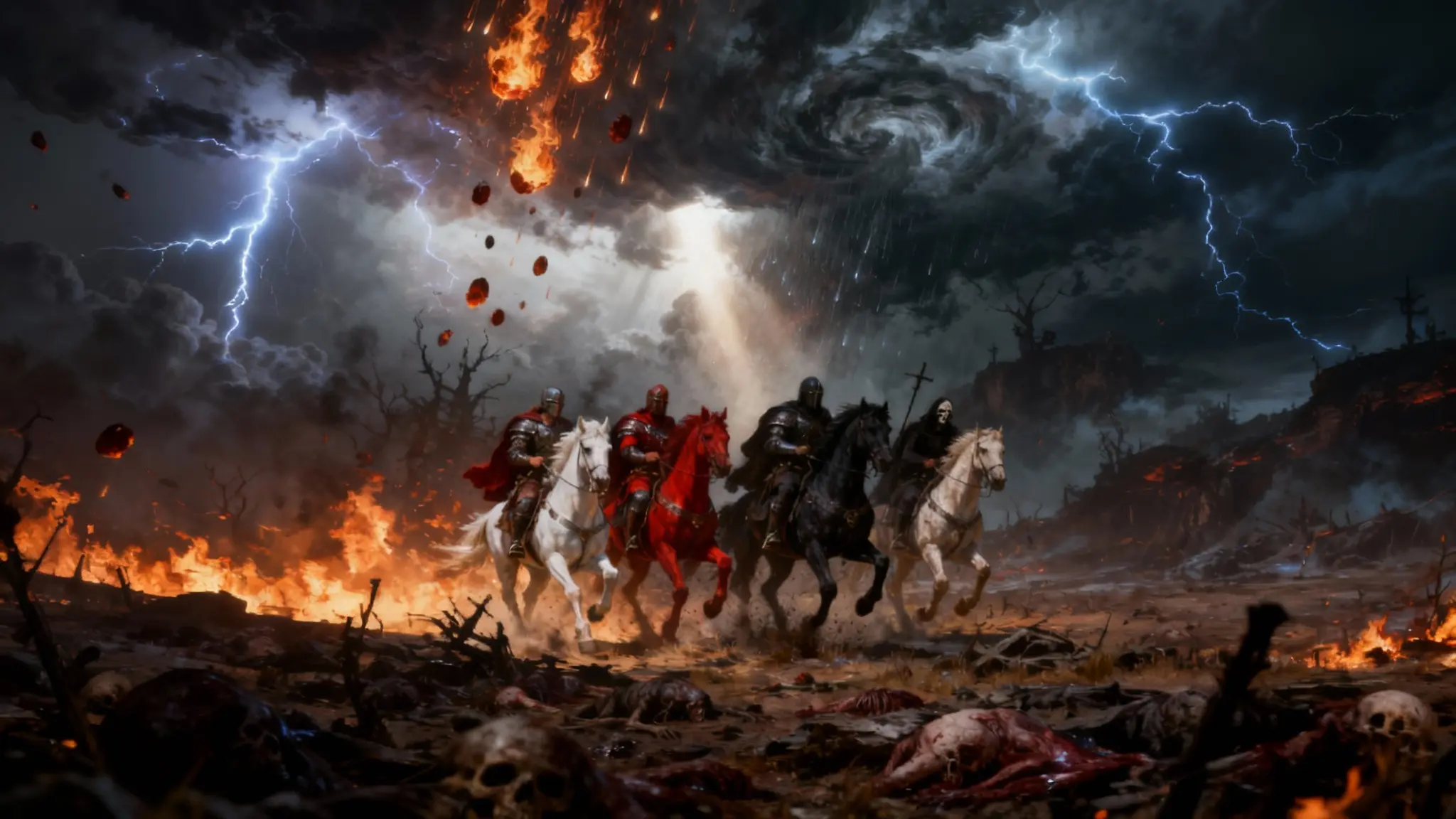 God's Judgement - four horsemen of the tribulation