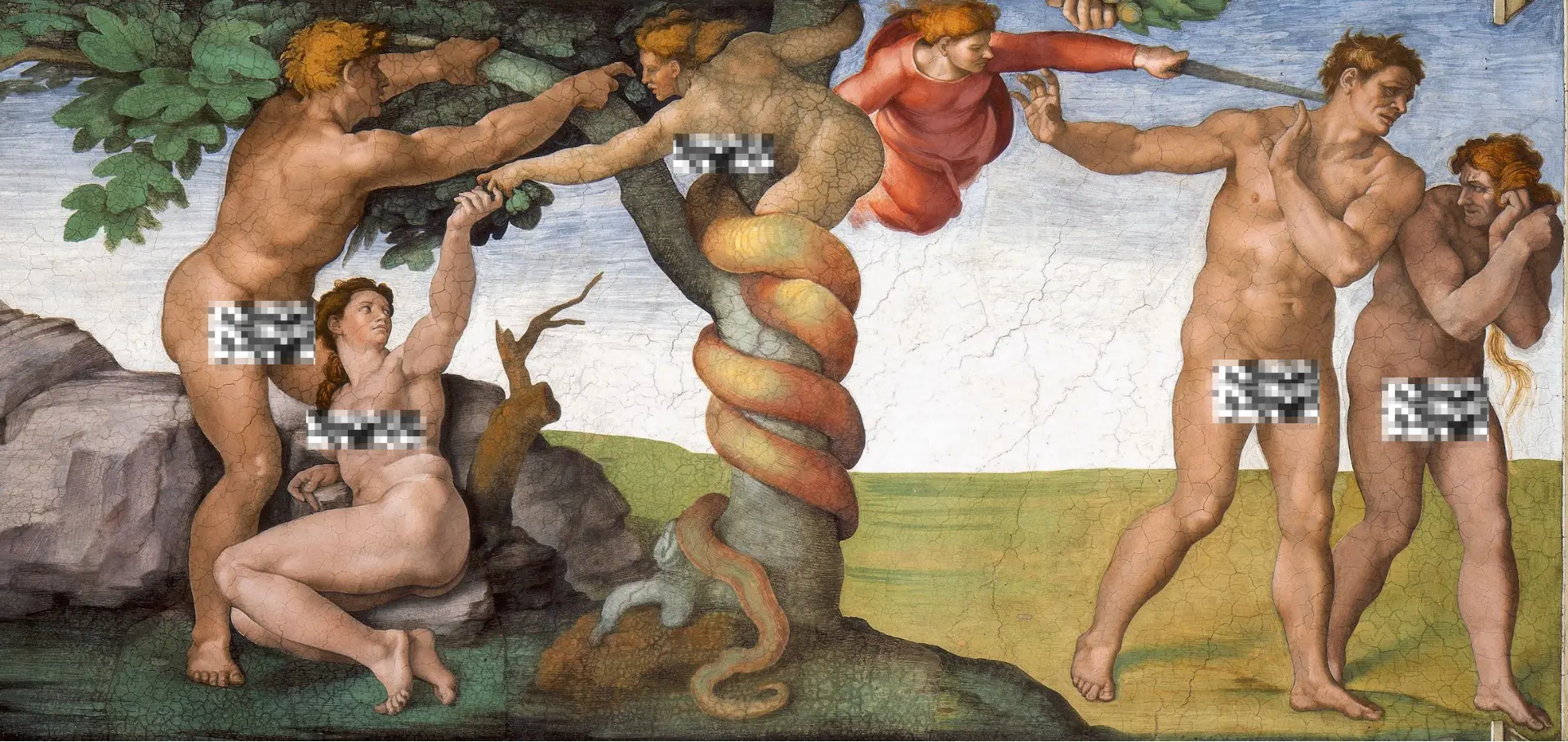 Michelangelo - The Fall and the Judgment of Man